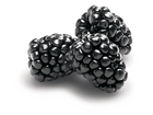 Untitled three blackberries leaning on each other